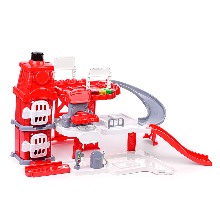 Фото к товару Парковка CLM-992 "Микс" красная, в коробке Парковка CLM-992 "Микс" красная, в коробке