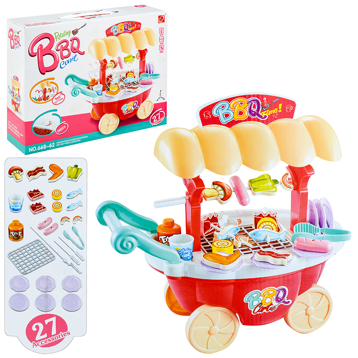 Тележка 668-62 для барбекю, в коробке Тележка 668-62 для барбекю, в коробке