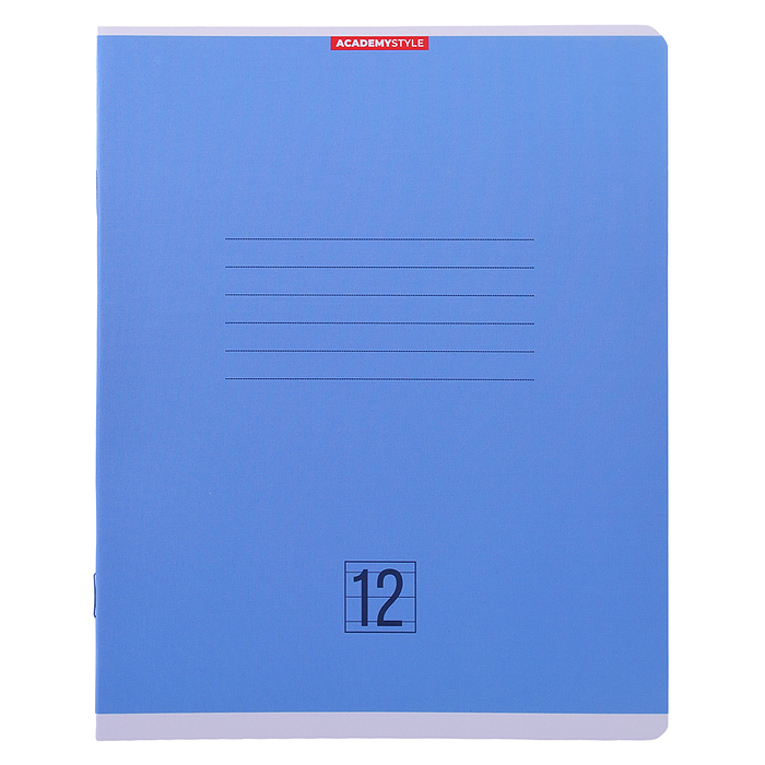 Тетр 12л  А5 линия  обл карт ВД лак Однотононный микс