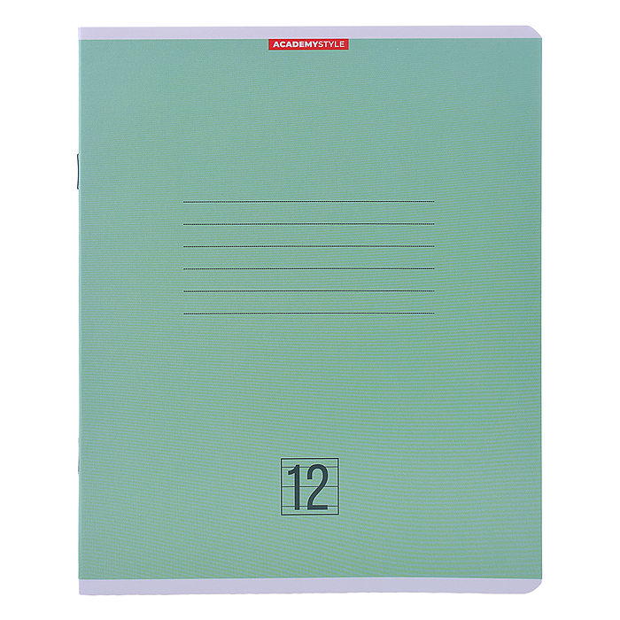 Тетр 12л  А5 линия  обл карт ВД лак Однотононный микс