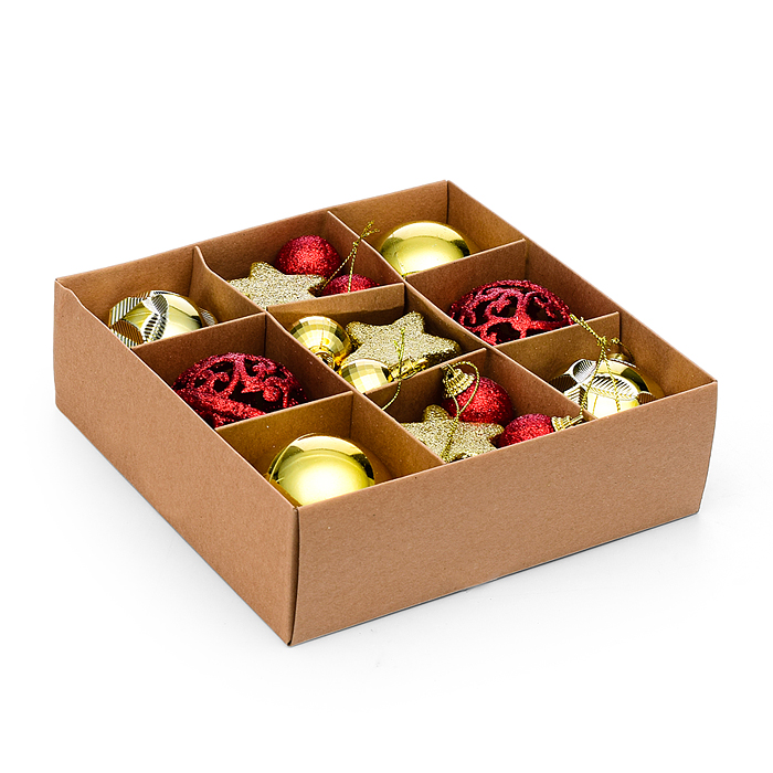 Фото к товару Набор новогодних шаров S2193 "Звездный" Набор новогодних шаров S2193 "Звездный"