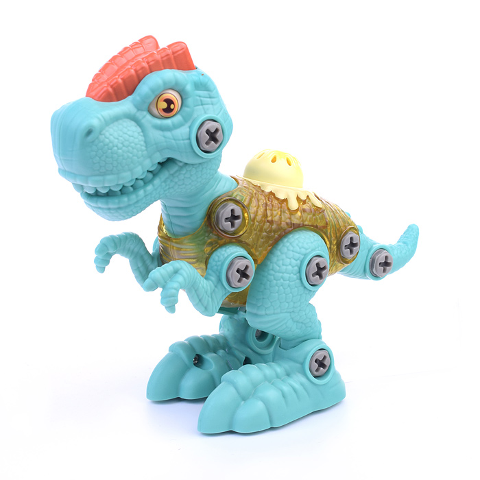 Конструктор RS017C "Дилофозавр"  с отверткой, свет/звук, в коробке