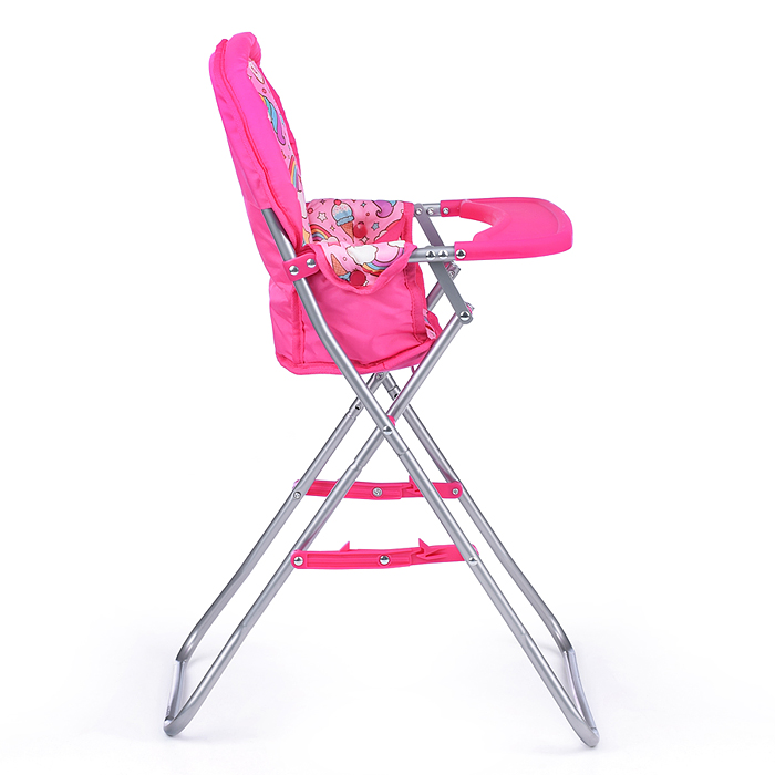 Фото к товару Стульчик для кормления кукол 9330 игрушечный, цвет радужные единороги Стульчик для кормления кукол 9330 игрушечный, цвет радужные единороги