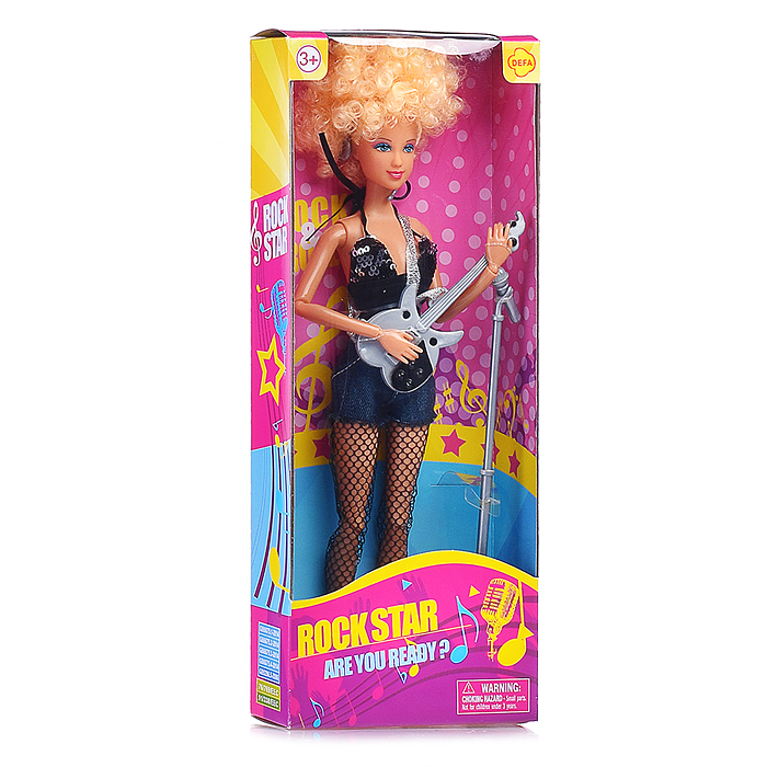 Фото к товару Кукла 8384 "Рок-звезда" в коробке Кукла 8384 "Рок-звезда" в коробке