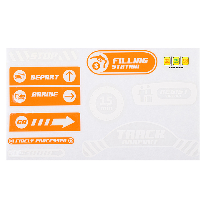 Парковка CLM-995 "Микс" оранжевая, в коробке