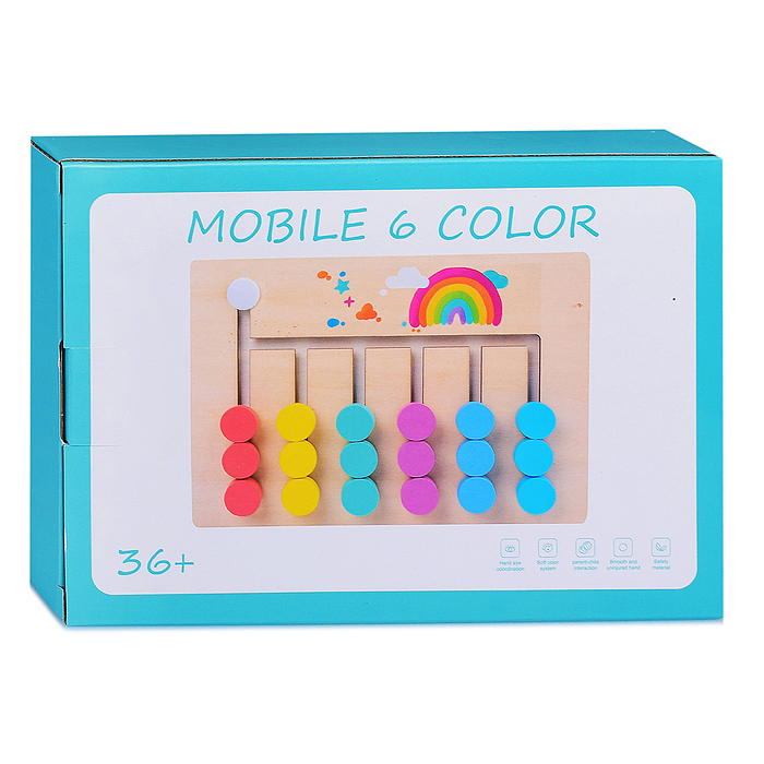 Фото к товару Игра развивающая D1708 "Головоломка. Радуга" Игра развивающая D1708 "Головоломка. Радуга"