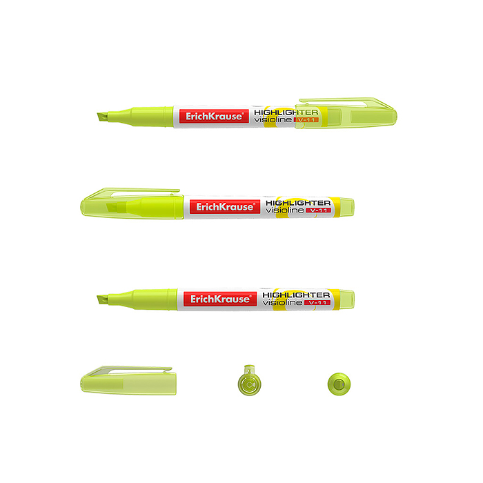 Текстмаркер Visioline V-11 Neon, цвет чернил желтый 
