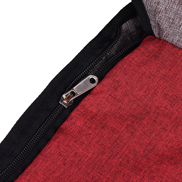 Коляска - трансформер для кукол 9651 металлическая, регулируемая ручка, с корзиной,цвет красно-корич