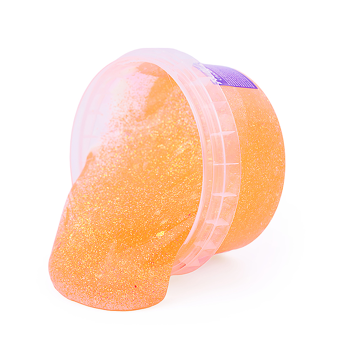 Фото к товару Слайм Пегас, битое стекло оранжевый 200 гр. Слайм Пегас, битое стекло оранжевый 200 гр.