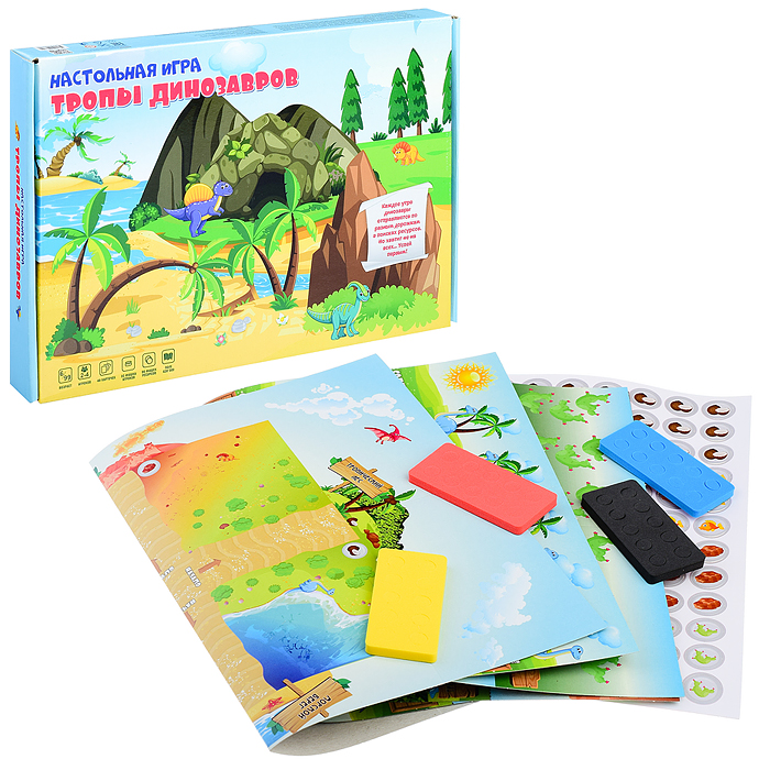 Настольная игра "Тропы динозавров" 