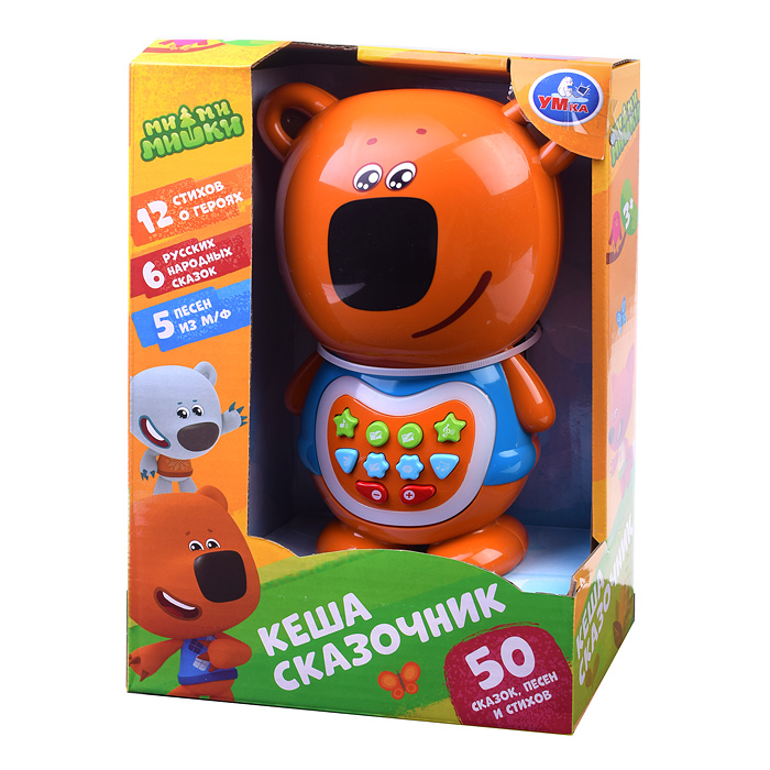 Сказочник Кеша "Ми-ми-мишки" (50 сказок, песен и стихов, свет, на бат.) в коробке