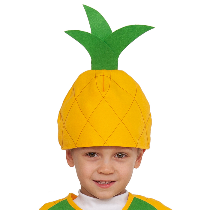Головной убор швейный "Шапка детская "Ананас" р. 52-54 Головной убор швейный "Шапка детская "Ананас" р. 52-54