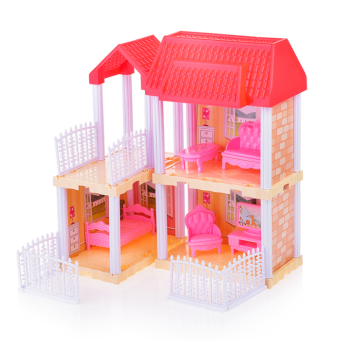 Фото к товару Дом для кукол 666-3S "Вилла принцессы" на батарейках, в коробке Дом для кукол 666-3S "Вилла принцессы" на батарейках, в коробке
