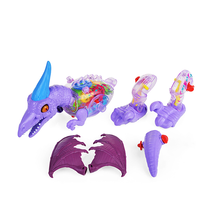 Конструктор динозавр M8018-67 "Птерадон" с отверткой, в коробке