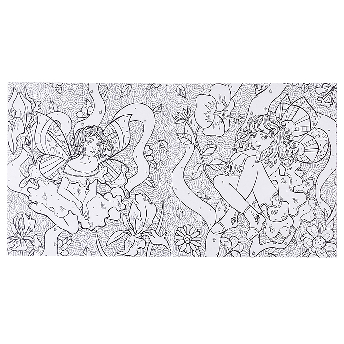 Раскраска-антистресс. Прекрасные Феи