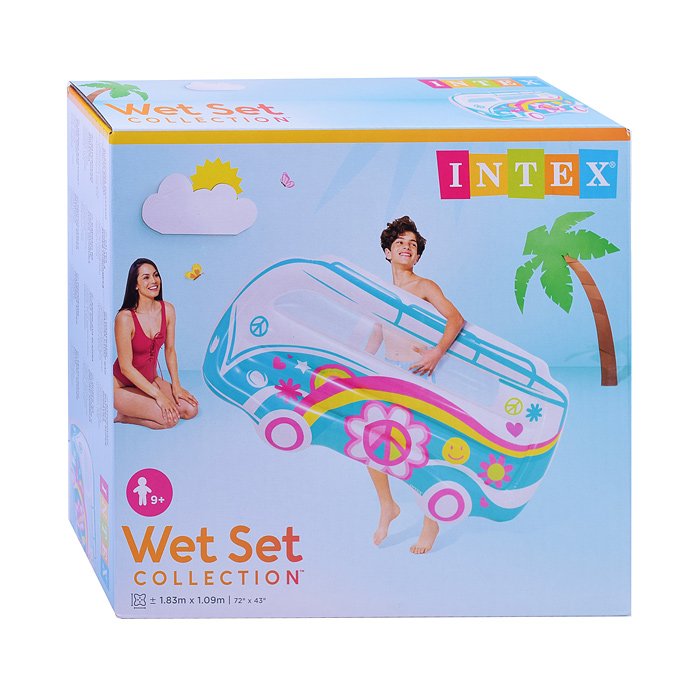 Фото к товару Матрас надувной "Модный фургон", 1.78mx91cmx23cm,Возраст 9+, 58728EU INTEX Матрас надувной "Модный фургон", 1.78mx91cmx23cm,Возраст 9+, 58728EU INTEX