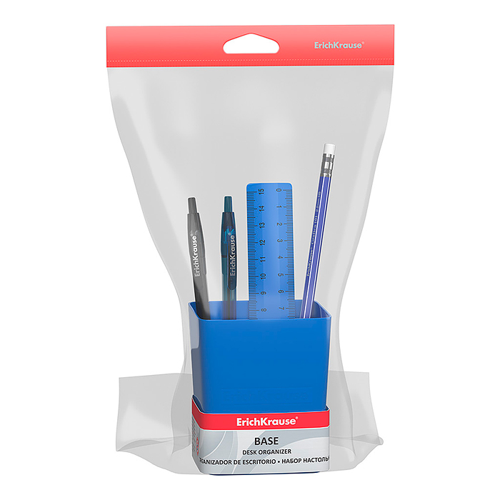 Набор настольный пластиковый Base, Classic, синий