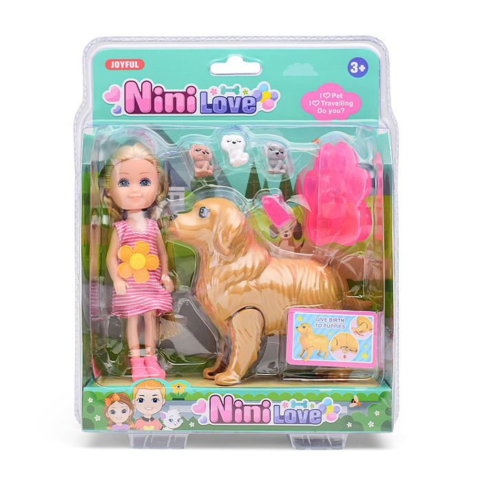 Кукла 53844 с аксессуарами, на листе