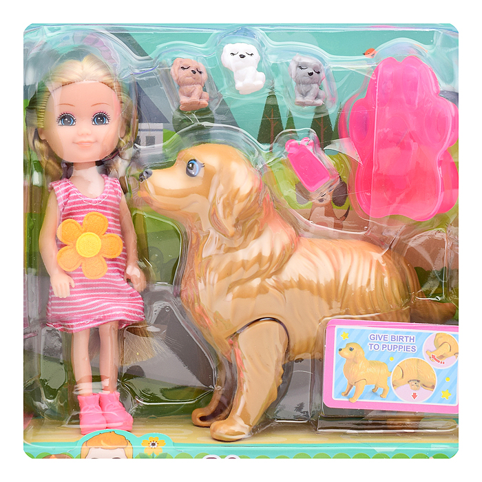 Кукла 53844 с аксессуарами, на листе