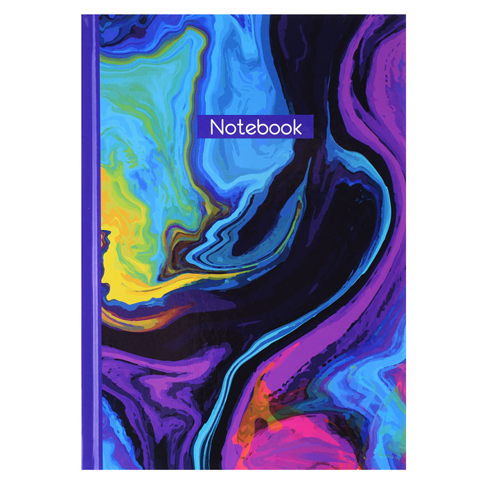 Книжка записная 80л. А5 "Яркие разводы" Книжка записная 80л. А5 "Яркие разводы"