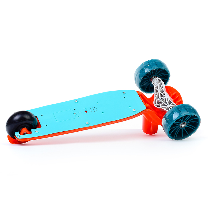 Фото к товару Самокат U038228Y 3-х кол., оранжевый, PU, ABEC 7, в коробке Самокат U038228Y 3-х кол., оранжевый, PU, ABEC 7, в коробке