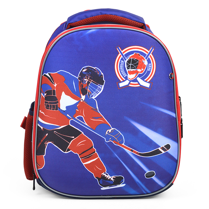 Рюкзак каркасный "Хоккей" формованный из полимеров, материал: нейлон, полиэстер, полноцветная пе