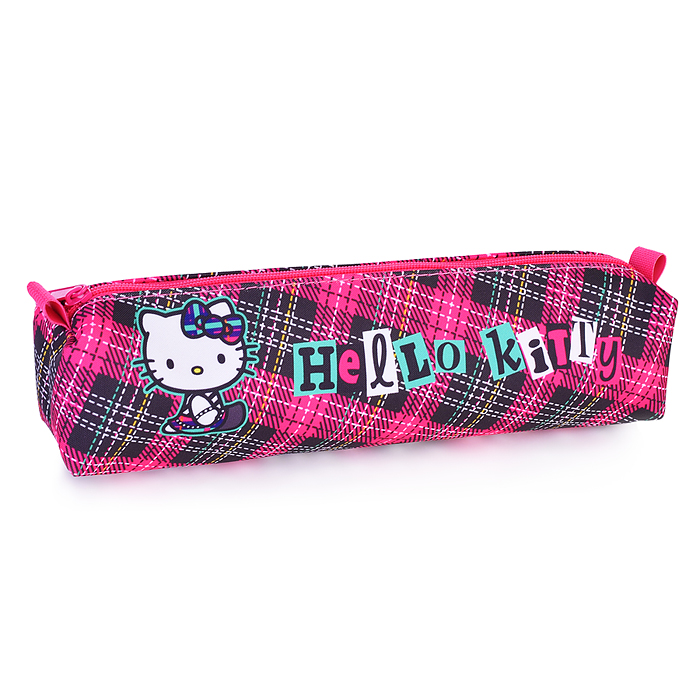 Пенал объемный Hello Kitty. Размер: 21*4,5*4,5 см. Изготовлен из полиэстера, 600 ден. Имеется 