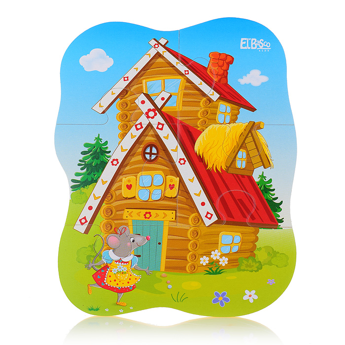 Фото к товару Мягкий пазл "Теремок" Мягкий пазл "Теремок"