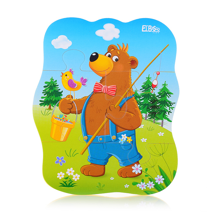 Фото к товару Мягкий пазл "Теремок" Мягкий пазл "Теремок"