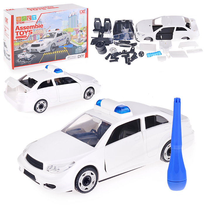 Машина - конструктор CXL200-54B с отверткой, в коробке Машина - конструктор CXL200-54B с отверткой, в коробке