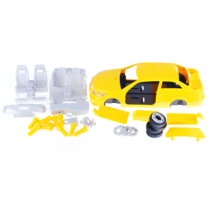 Фото к товару Машина - конструктор CXL200-54C "Такси" с отверткой, в коробке Машина - конструктор CXL200-54C "Такси" с отверткой, в коробке