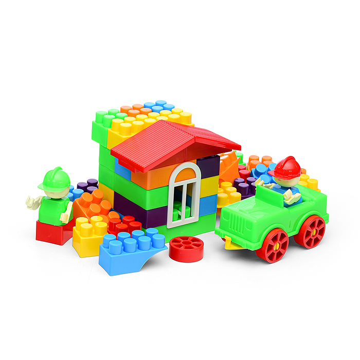 Фото к товару Игрушка-конструктор детский, набор "Ферма", 60 деталей Игрушка-конструктор детский, набор "Ферма", 60 деталей