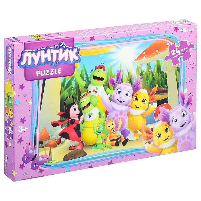 Пазлы maxi 24 "Лунтик" (new 1) (Мельница)