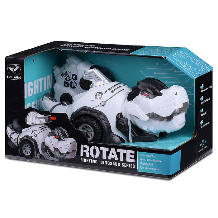 Фото к товару Динозавр YS12 "T-Rex" р/у, 27MHz, в коробке Динозавр YS12 "T-Rex" р/у, 27MHz, в коробке