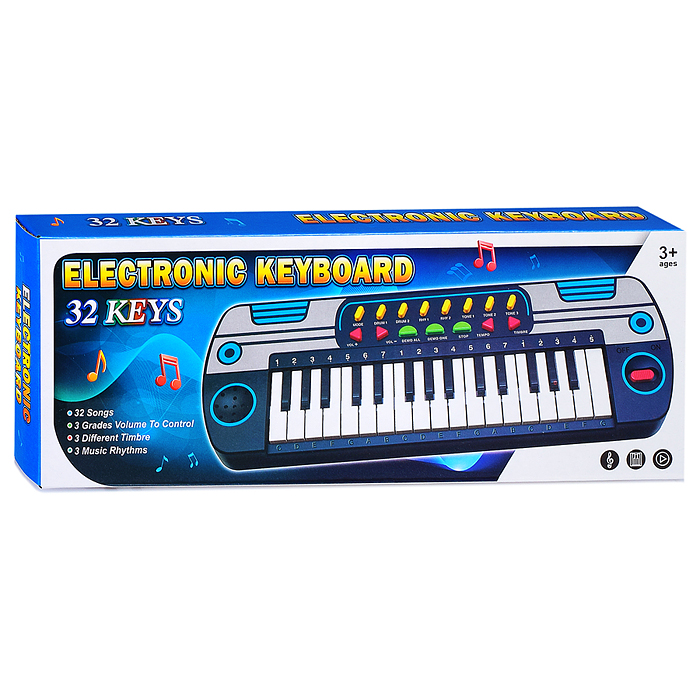 Синтезатор 2632 "Музыкальное приключение" в коробке