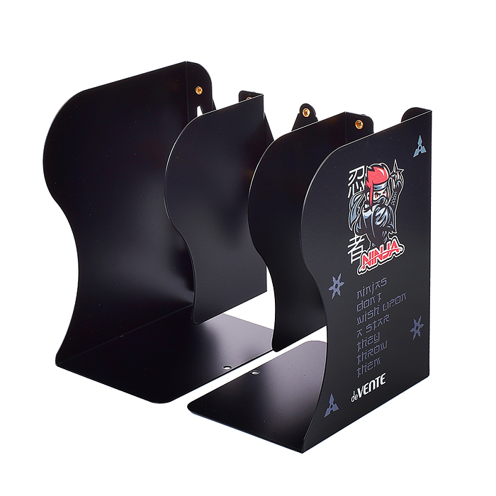 Подставка для учебников и книг "Ninja" 19x14,7x9 см, металлическая, телескопическая, окраше