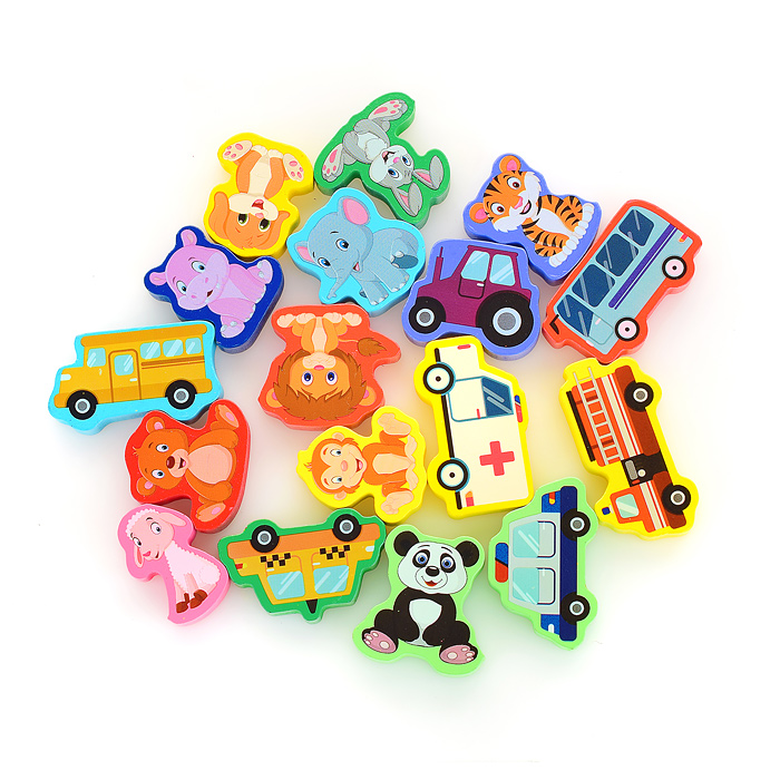 Фото к товару Набор D1163 "Сортер-Вкладыш" MAXI с магнитной рыбалкой Набор D1163 "Сортер-Вкладыш" MAXI с магнитной рыбалкой