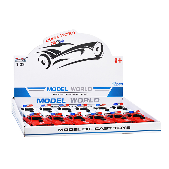 Машина F1107-4M "Ретро" метал., в дисплее