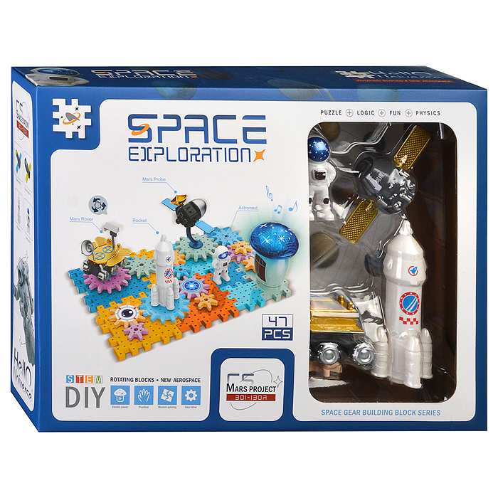 Фото к товару Конструктор 601-12A "Космическая станция-1" (48 дет.) Конструктор 601-12A "Космическая станция-1" (48 дет.)