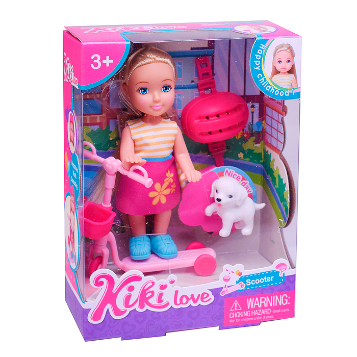 Кукла 88038 с питомцем, в коробке