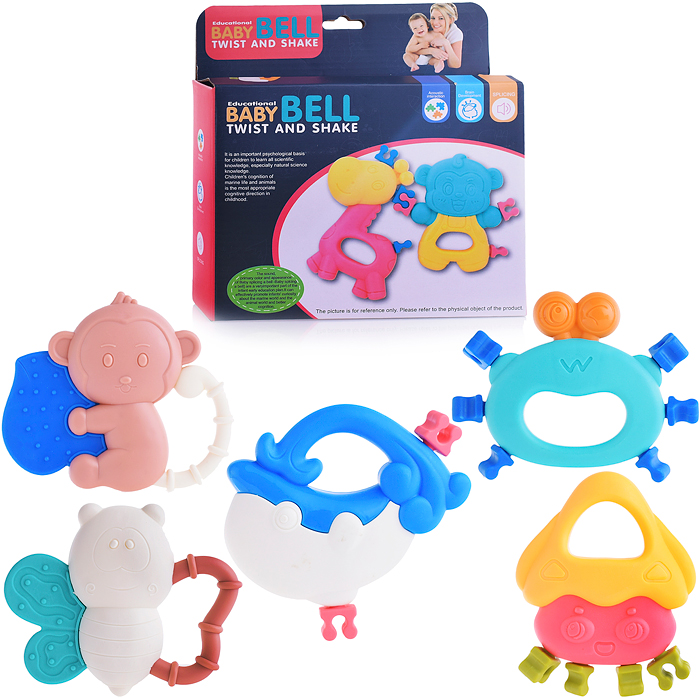 Набор погремушек DL1501 "Микс" в коробке Набор погремушек DL1501 "Микс" в коробке