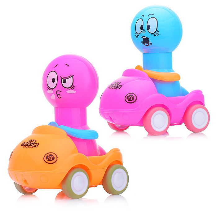 Заводная игрушка "Машинка и смешные человечки" 2912 в пакете Заводная игрушка "Машинка и смешные человечки" 2912 в пакете