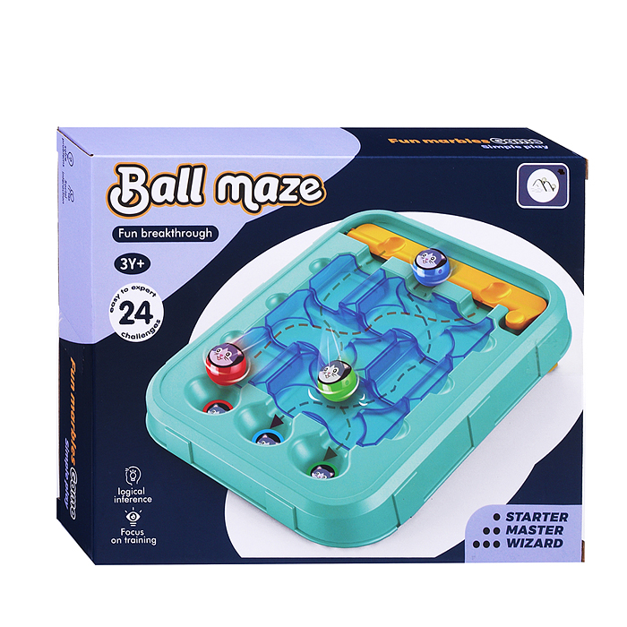 Игра настольная 920-6 "Закати шарик" в коробке