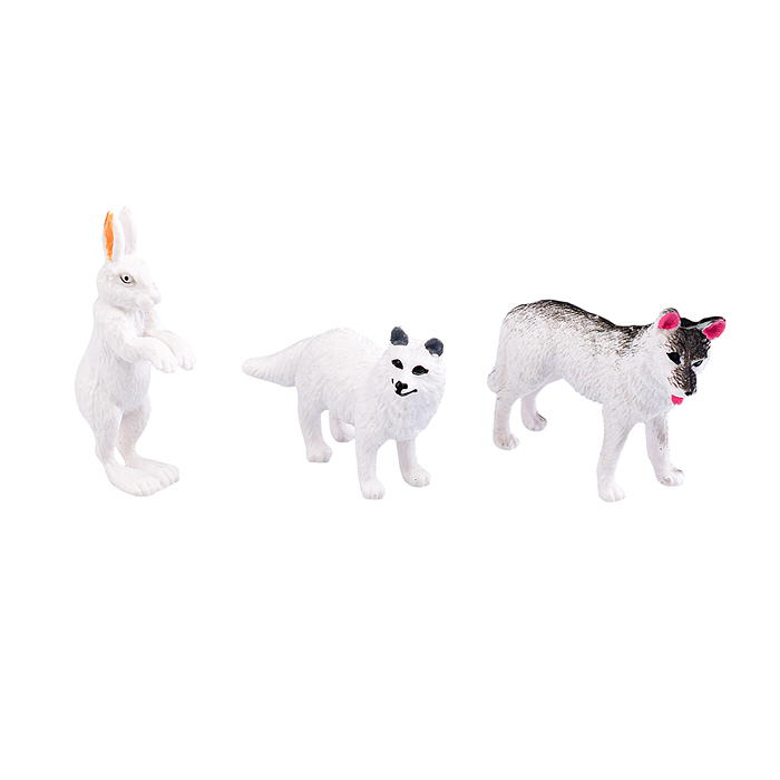 Фото к товару Набор животные YJ324 "Северные жители" в пакете Набор животные YJ324 "Северные жители" в пакете