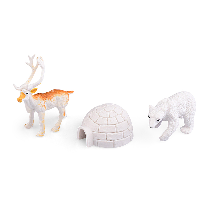 Фото к товару Набор животные YJ324 "Северные жители" в пакете Набор животные YJ324 "Северные жители" в пакете