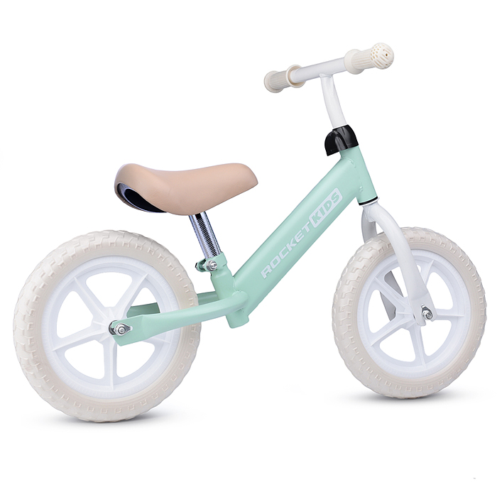 Фото к товару Беговел 12" Rocket, колеса EVA, цвет мятный Беговел 12" Rocket, колеса EVA, цвет мятный