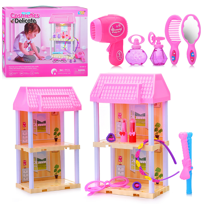 Набор стилиста 666-3J "Cosmetics delicate" в коробке Набор стилиста 666-3J "Cosmetics delicate" в коробке