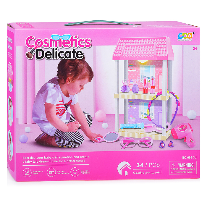 Фото к товару Набор стилиста 666-3J "Cosmetics delicate" в коробке Набор стилиста 666-3J "Cosmetics delicate" в коробке