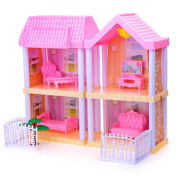 Фото к товару Дом для куклы 666-3E "Dream house-4" в коробке Дом для куклы 666-3E "Dream house-4" в коробке