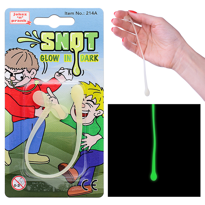 Игра-розыгрыш 11-0039 "Светящиеся в темноте сопли " Игра-розыгрыш 11-0039 "Светящиеся в темноте сопли "
